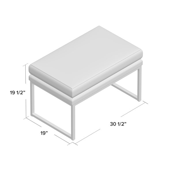 Kelly Clarkson Home Annalise Upholstered Ottoman & Reviews Wayfair